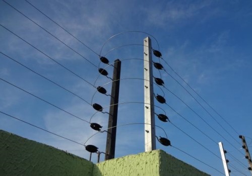 Cerca elétrica exemplo de proteção