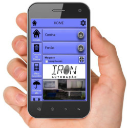 Interface Touch Automação de casa